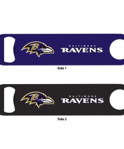 Baltimore Ravens Flat Metal Bottle Opener