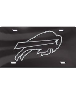 Buffalo Bills Laser Engraved License Plate - Black