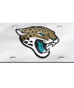Jacksonville Jaguars Laser Engraved License Plate - Mirror Silver