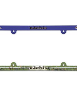 Baltimore Ravens Color Plastic License Plate Frame
