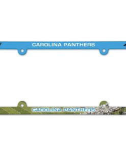 Carolina Panthers Color Plastic License Plate Frame