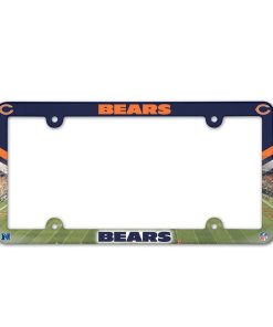 Chicago Bears Color Plastic License Plate Frame