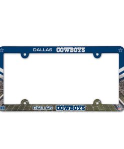 Dallas Cowboys Color Plastic License Plate Frame