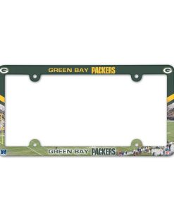 Green Bay Packers Color Plastic License Plate Frame