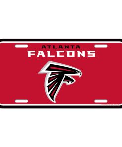 Atlanta Falcons Plastic License Plate