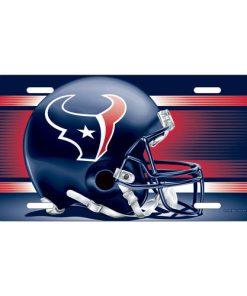 Houston Texans Plastic License Plate