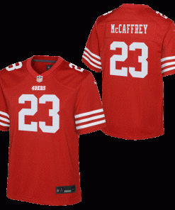 49ers Nike McCaffrey Youth Player Jersey