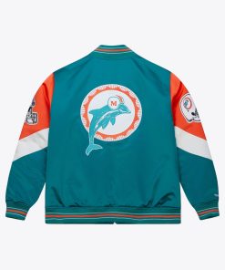 Dolphins Mitchell & Ness Jacket