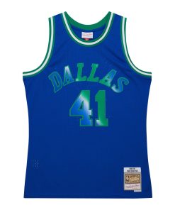 Mavs Nowitzki Mitchell & Ness Player Jersey