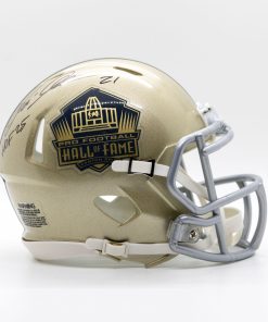 Eric Allen Autographed Hall of Fame Gold Mini Helmet
