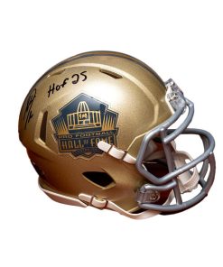 Antonio Gates Autographed Hall of Fame Gold Mini Helmet