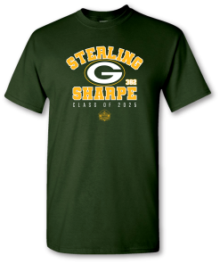 Sterling Sharpe Packers Class of 2025 Enshrinee T-Shirt
