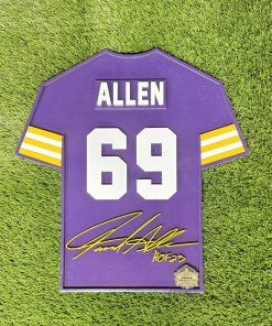 Jared Allen Vikings Class of 2025 Wood Jersey 3D Sign - DS