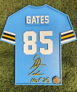 Antonio Gates Chargers Class of 2025 Alternate Wood Jersey 3D Sign - DS