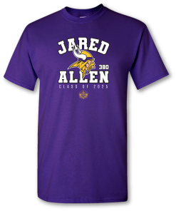 Jared Allen Vikings Class of 2025 Enshrinee T-Shirt