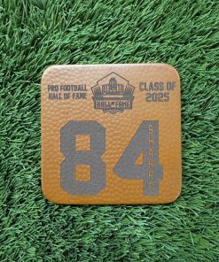 Sterling Sharpe Packers Class of 2025 Leather Player Coaster