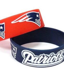 New England Patriots Two Pack Wide Bracelets