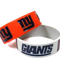 New York Giants Two Pack Wide Bracelets