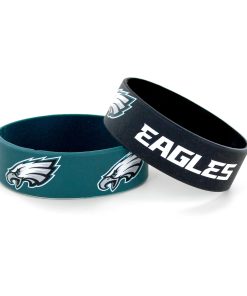 Philadelphia Eagles Two Pack Wide Bracelets