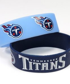 Tennessee Titans Two Pack Wide Bracelets