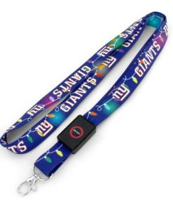 New York Giants Holiday Light Up Lanyard