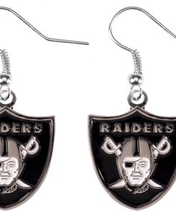 Las Vegas Raiders Logo Dangler Earrings