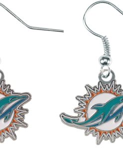 Miami Dolphins Logo Dangler Earrings