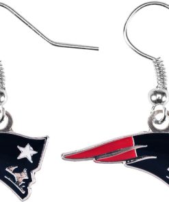 New England Patriots Logo Dangler Earrings