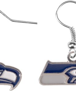 Seattle Seahawks Logo Dangler Earrings