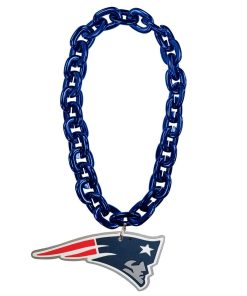New England Patriots Logo FanFave Fan Chain - Navy