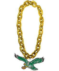 Philadelphia Eagles Retro Logo FanFave Fan Chain - Gold