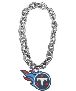 Tennessee Titans Logo FanFave Fan Chain - Silver