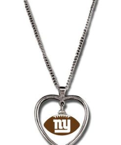 New York Giants Resin Football Necklace