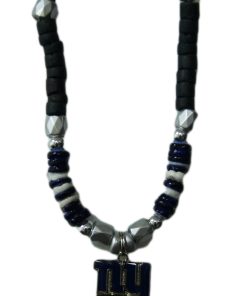 New York Giants Shell Bead Adjustable Necklace