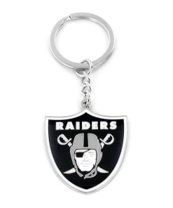 Las Vegas Raiders Team Logo Keychain
