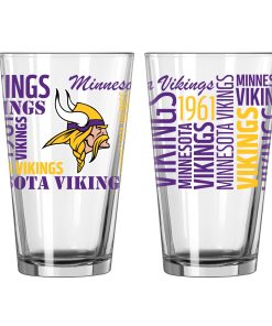 Minnesota Vikings 16oz. Spirit Pint Glass
