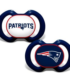 New England Patriots 2 Pack Baby Pacifiers