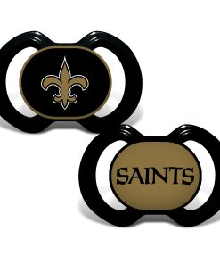 New Orleans Saints 2 Pack Baby Pacifiers