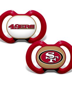San Francisco 49ers 2 Pack Baby Pacifiers