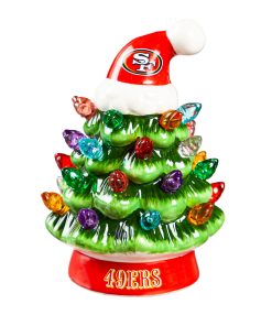 San Francisco 49ers 4 Mini LED Christmas Tree Ornament