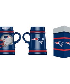 New England Patriots Ceramic Stein with Gift Box