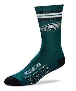 Philadelphia Eagles 4 Stripe Deuce Sock Alternate - Large