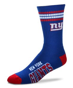 New York Giants 4 Stripe Deuce Socks - Large
