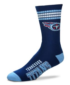 Tennessee Titans 4 Stripe Deuce Socks - Large