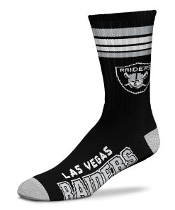Las Vegas Raiders 4 Stripe Deuce Socks - Youth