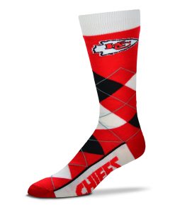 Kansas City Chiefs Argyle Lineup Socks