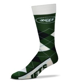 New York Jets Argyle Lineup Socks