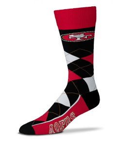 San Francisco 49ers Argyle Lineup Socks