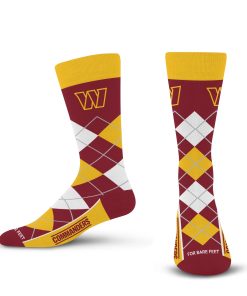Washington Commanders Argyle Lineup Socks