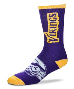 Minnesota Vikings Crush Socks - Medium